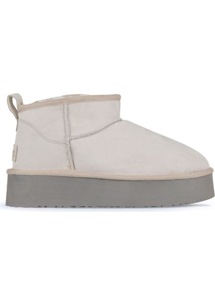 Bej Süet Kadın Dolgu Topuklu Bot 05AG2074054 05AG2074054