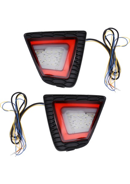 Araba LED Arka Tampon Işıkları Gündüz Koşu Işıkları Turn Sinyalleri Honda Fit 2014-2017 Için Ters Işık Fren Işıkları (Yurt Dışından) fiyatları