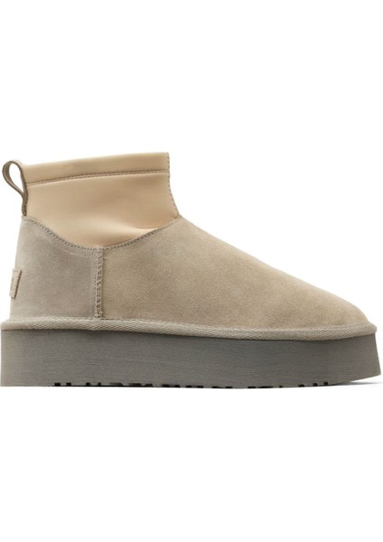 Bej Süet Kadın Dolgu Topuklu Bot 05AG2114054 05AG2114054