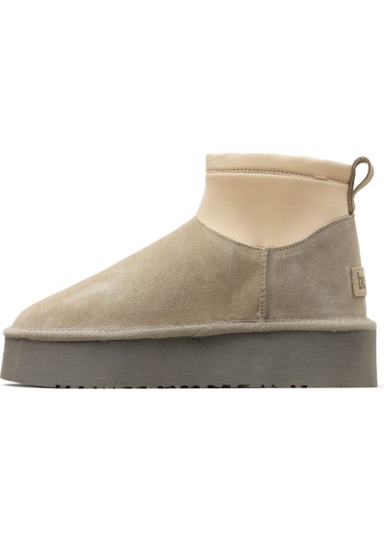 Bej Süet Kadın Dolgu Topuklu Bot 05AG2114054 05AG2114054 modelleri