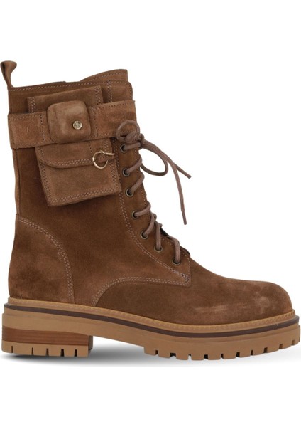 Taba Süet Kadın Düz Bot 39WB4692 39WB4692