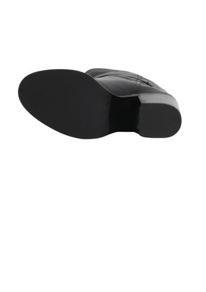 Siyah Zig Deri Kadın Topuklu Bot 30WB4035 30WB4035 indirimleri