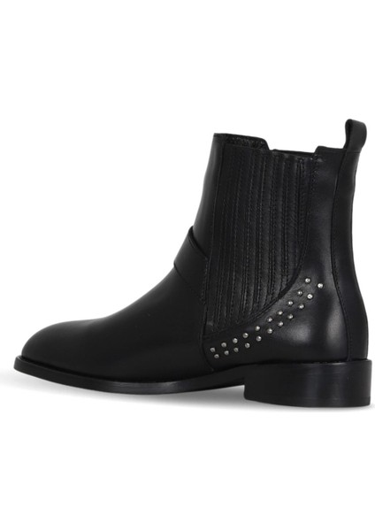 Siyah Deri Kadın Topuklu Bot 33WB20025 33WB20025 fırsatları