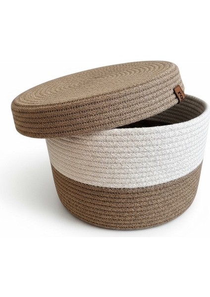 Kapaklı Hasır Sepet – El Yapımı Jüt Organizer Kutusu modelleri