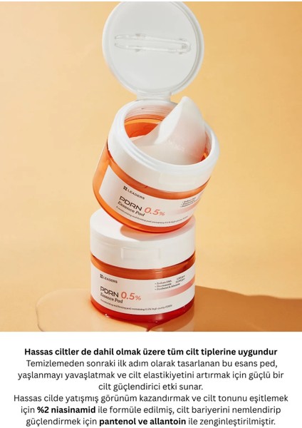 Pdrn (Somon Dna'sı) Içeriğiyle Cilt Bariyer Onarımını Destekleyen Tonik Ped 70 Adet indirimleri