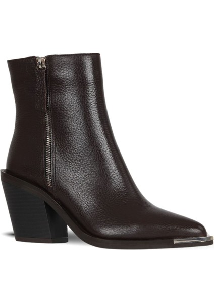 Kahverengi Flotter Deri Kadın Topuklu Bot 33WB20000 33WB20000 fiyatları