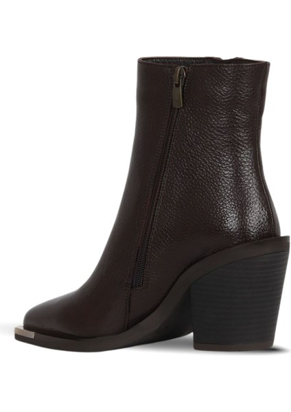 Kahverengi Flotter Deri Kadın Topuklu Bot 33WB20000 33WB20000 fırsatları