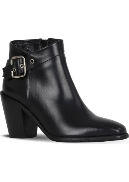 Siyah Deri Kadın Topuklu Bot 33WB9510 33WB9510 fiyatları