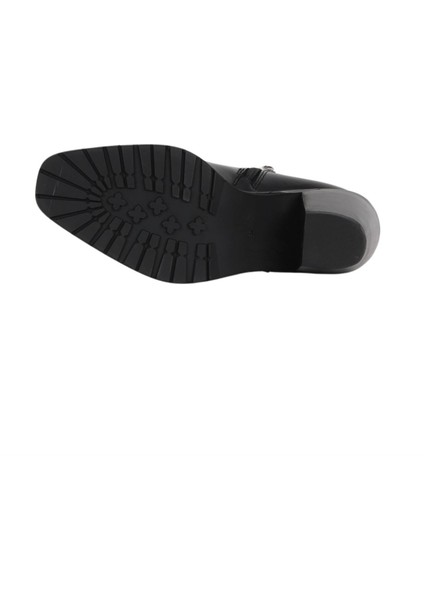 Siyah Deri Kadın Topuklu Bot 33WB9510 33WB9510 indirimleri