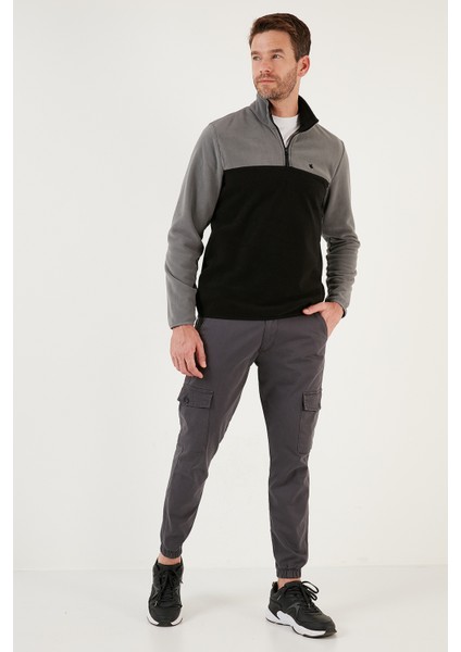 Regular Fit Anti-Pilling Tüylenme Yapmayan Dik Yaka Şardonlu 2'li Paket Polar Erkek Polar 5906016S2 fırsatları