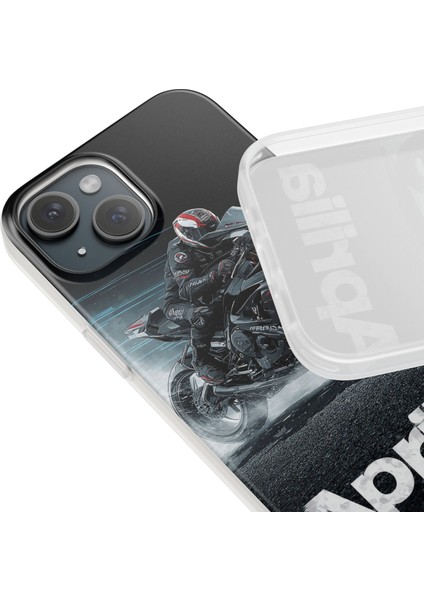 iPhone 11 Uyumlu Telefon Kılıfı – Şeffaf Desenli Kapak | Aprilia Motor Tasarım