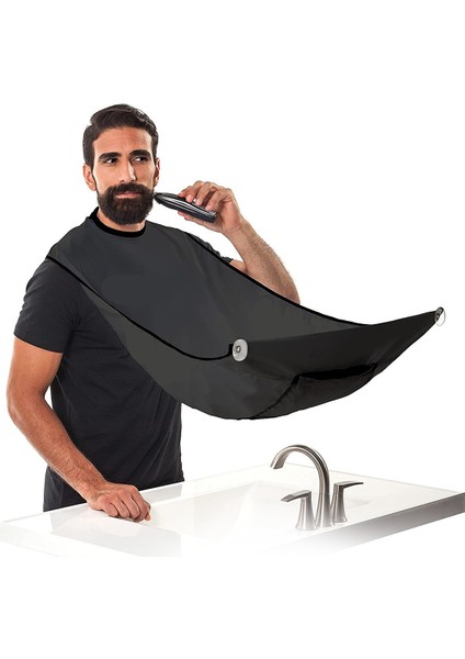 Saç ve Sakal Kesme Önlüğü Vantuzlu, Hijyenik ve Kullanışlı Tasarım
