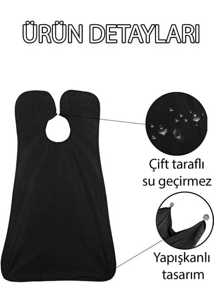 Saç ve Sakal Kesme Önlüğü Vantuzlu, Hijyenik ve Kullanışlı Tasarım fırsatları