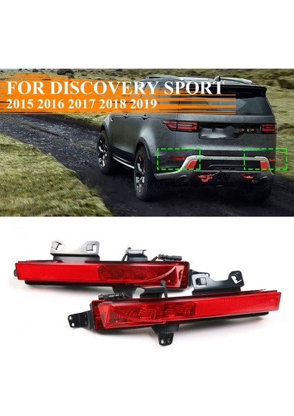 LR060911 Araba Arka Tampon Reflektörü Arka Sis Işığı Land Rover Discovery Sport 2015 2016 2017 2018 2019 Sol Taraf (Yurt Dışından) fiyatları