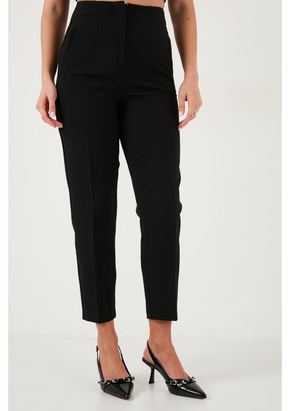 Regular Fit Yüksel Bel Düz Paça Havuç Pantolon Bayan Pantolon 68350109 indirimleri