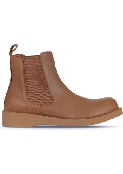 Taba Deri Kadın Düz Bot 01WZ8903 01WZ8903