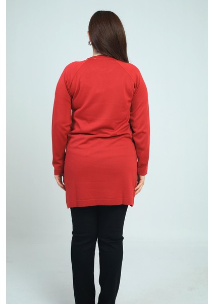 Kadın Büyük Beden Soğuk Iplik Triko Tunik Bluz fırsatları