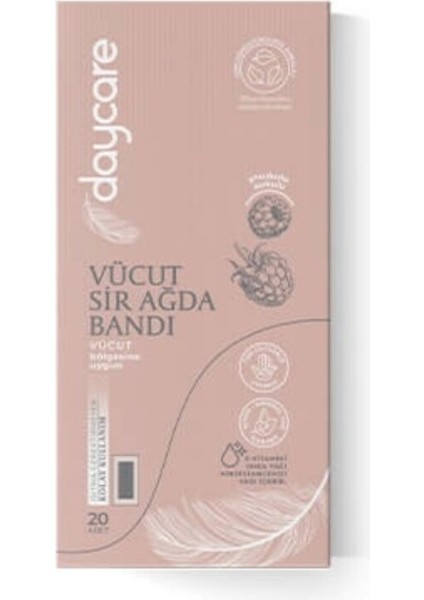 Yumuşak ve Pratik Vücut Ağda Bandı, Pürüzsüz Cilt Için Ideal Tercih