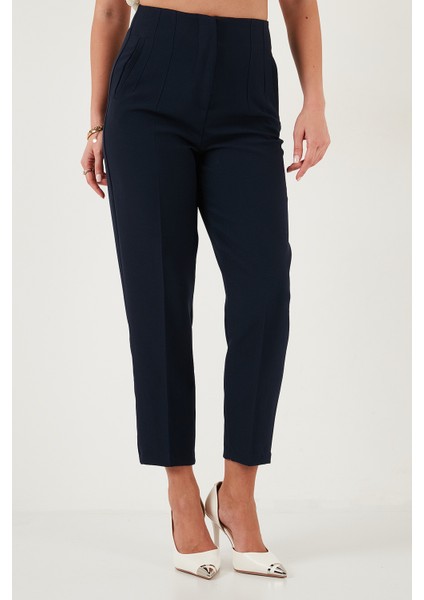 Regular Fit Yüksel Bel Düz Paça Havuç Pantolon Bayan Pantolon 68350109 fırsatları