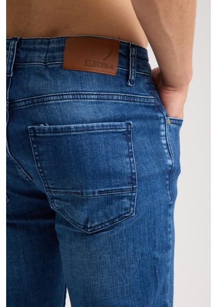 Erkek Slim Fit Esnek Kumaş, %98 Pamuklu Dar Kalıp Jean fiyatları