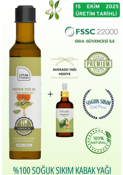 Yemeklik Kabak Çekirdeği Yağı 250 ml