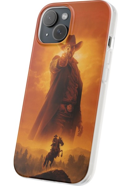 iPhone 11 Uyumlu Telefon Kılıfı – Şeffaf Desenli Kapak | Western Kovboy Rdr Tasarım fiyatları