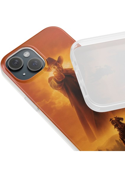 iPhone 11 Uyumlu Telefon Kılıfı – Şeffaf Desenli Kapak | Western Kovboy Rdr Tasarım indirimleri