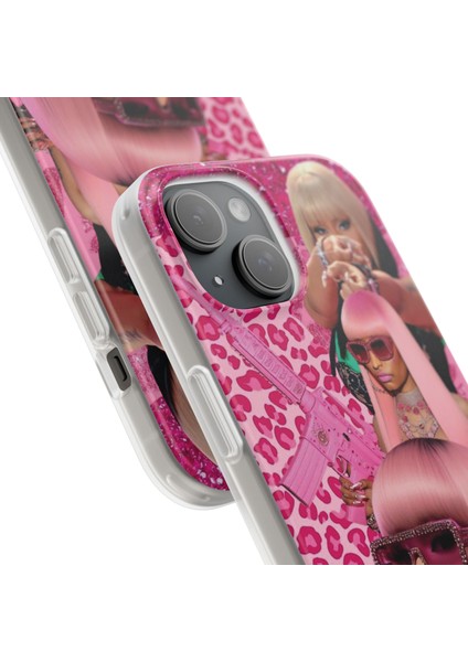 iPhone 11 Uyumlu Telefon Kılıfı – Şeffaf Desenli Kapak | Nicki Minaj Diva Tasarım modelleri
