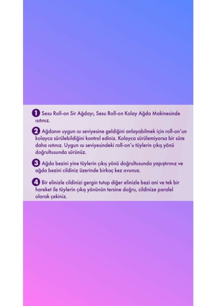 Hassas Cilt Için Kartuş Roll-On Seti, 2 Makine, 10M Bezi, Temizlik Yağı, Pudralı Ağda fiyatları