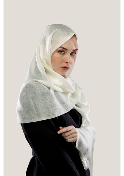 Mahin Beyaz Kaşmir Şal modelleri
