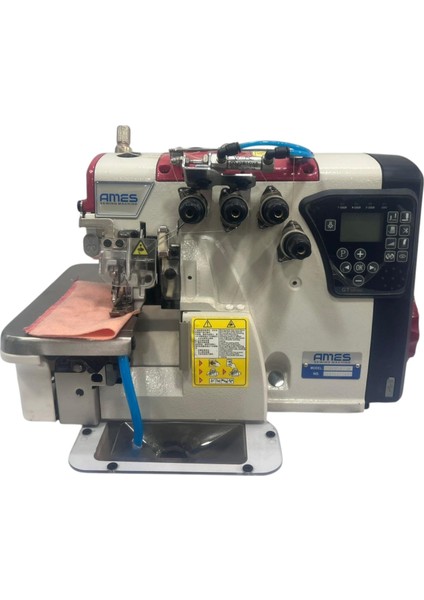GT-900-TC-4-UT-BK Ames Full Fonksiyon 4 Iplik Havalı Kıstırmalı Overlok Vakumlu-Çin Sistem