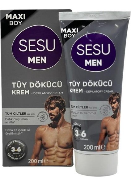 Tüm Ciltler Için Erkek Tüy Dökücü Krem 200 ml