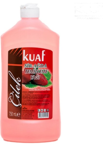 Çilek Ağda Temizleme Yağı 750ML - Doğal ve Ferahlatıcı Bakım