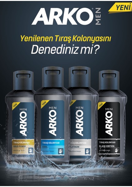 Gold Power Tıraş Sonrası Kolonya 4X255 Ml, Ferah ve Canlandırıcı Koku modelleri