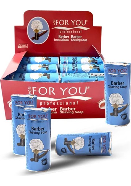 Yumuşak ve Ferah Tıraş Sabunu Seti, 12 Adet 75 gr Paket, Pratik ve Hijyenik Kullanım