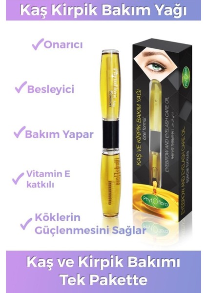 Doğal Kaş ve Kirpik Bakım Yağı, 10+10ML, Güç ve Parlaklık Sağlar fiyatları