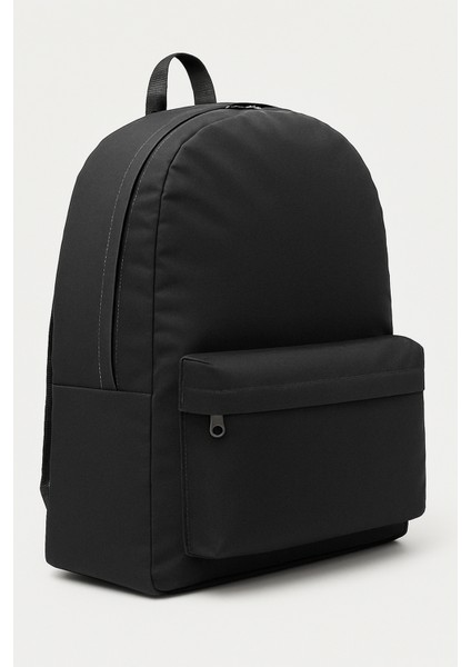 Siyah Unisex Içi Laptop Bölmeli Valiz Askı Aparatlı Fonksiyonel Okul Günlük Sırt Çantası -2086PLCAN