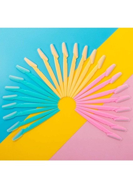 24'lü Kaş Usturası Seti (8 Paket) - Güzel ve Bakımlı Kaşlar Için Ideal