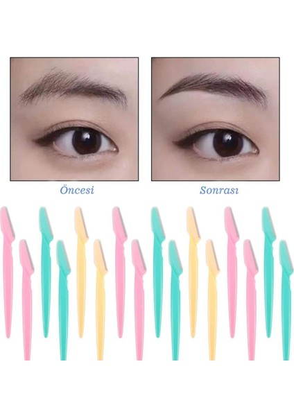 24'lü Kaş Usturası Seti (8 Paket) - Güzel ve Bakımlı Kaşlar Için Ideal fiyatları