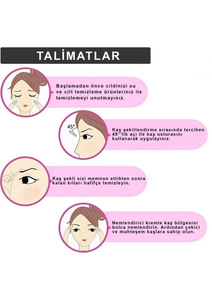 24'lü Kaş Usturası Seti (8 Paket) - Güzel ve Bakımlı Kaşlar Için Ideal fırsatları