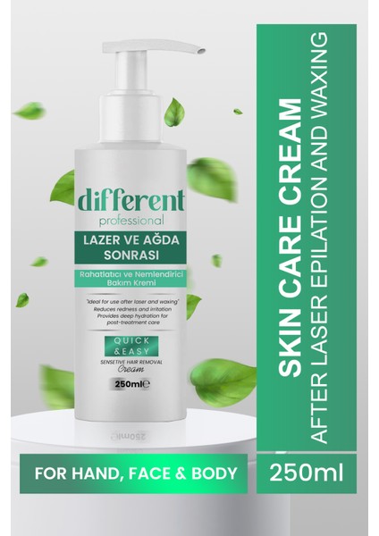 Sonrası Bakım Kremi, Leke ve Tahriş Azaltıcı, 250 ml