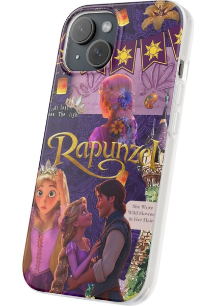 iPhone 11 Uyumlu Telefon Kılıfı – Şeffaf Desenli Kapak | Rapunzel Prenses Tasarım fiyatları