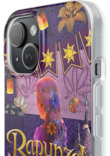 iPhone 11 Uyumlu Telefon Kılıfı – Şeffaf Desenli Kapak | Rapunzel Prenses Tasarım fırsatları