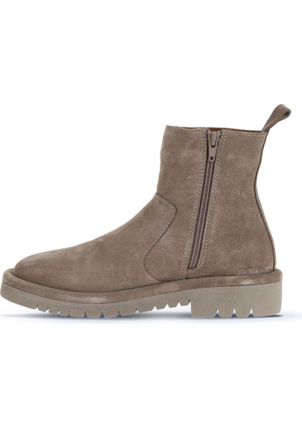 Vizon Süet Kadın Düz Bot 01WZ6700 01WZ6700 modelleri