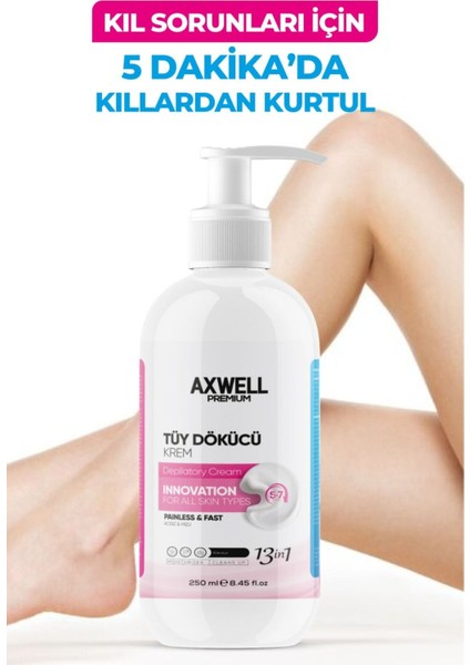 Hızlı ve Etkili Tüy Dökücü Krem, Tüm Cilt Tipleri Için Güvenle Kullanılabilir indirimleri