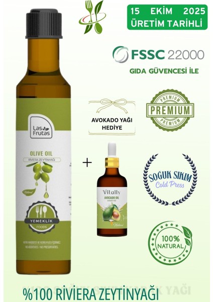 Yemeklik Zeytinyağı Riviera 250 ml