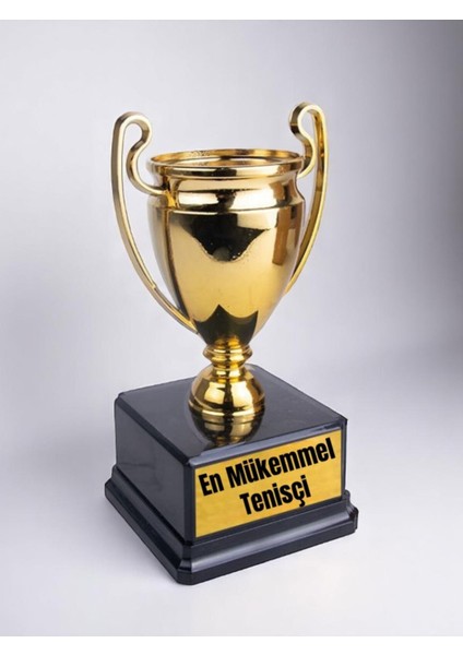 En Mükemmel Tenisçi Baskılı Ödül Başarı Şampiyonluk Kupası
