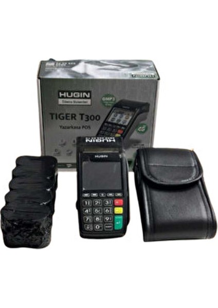 Yazarkasa T300 4G Mobil Ödeme Cihazı Ergonomik Tasarım 10 Adet Pos Rulosu ile