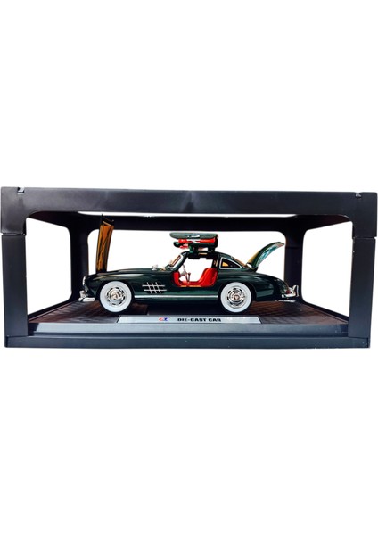 1:24 Metal Model Koleksiyon Araba Mercedes-Benz 300 Sl Yeşil 21 cm CZ174B fiyatları
