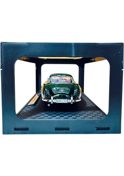 1:24 Metal Model Koleksiyon Araba Mercedes-Benz 300 Sl Yeşil 21 cm CZ174B indirimleri